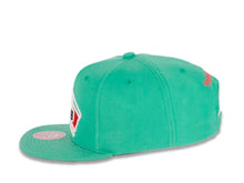 Load image into Gallery viewer, San Antonio Spurs Mitchell & Ness NBA Snapback Cap Hat Teal Crown/Visor Team Color HWC Logo