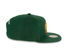 Load image into Gallery viewer, Seattle Supersonics Mitchell & Ness NBA Snapback Cap Hat Green Crown/Visor Team Color HWC Logo