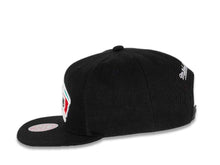 Load image into Gallery viewer, San Antonio Spurs Mitchell & Ness NBA Snapback Cap Hat Black Crown/Visor Team Color HWC Logo