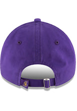 Load image into Gallery viewer, Los Angeles Lakers New Era NBA 9TWENTY 920 Adjustable Cap Hat Purple Crown/Visor Team Color Logo