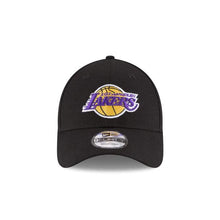 Load image into Gallery viewer, Los Angeles Lakers New Era NBA 9Forty 940 The League Adjustable Cap Hat Black Crown/Visor Team Color Logo