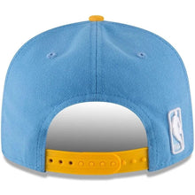 Load image into Gallery viewer, Denver Nuggets New Era NBA 9FIFTY 950 Snapback Cap Hat Sky Blue Crown Yellow Visor Team Color Logo