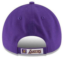 Load image into Gallery viewer, (Youth) Los Angeles Lakers New Era NBA 9FORTY 940 Adjustable Cap Hat Purple Crown/Visor Team Color Logo