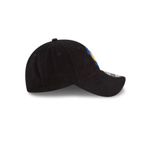 Load image into Gallery viewer, Golden State Warriors New Era NBA 9TWENTY 920 Adjustable Cap Hat Black Crown/Visor Royal Blue/Yellow Logo