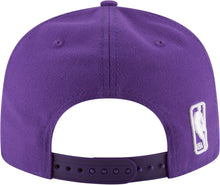 Load image into Gallery viewer, Los Angeles Lakers New Era NBA 9FIFTY 950 Snapback Cap Hat Purple Crown/Visor Team Color Logo