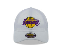 Load image into Gallery viewer, Los Angeles Lakers New Era NBA 9TWENTY 920 Adjustable Cap Hat White Crown/Visor Team Color Logo