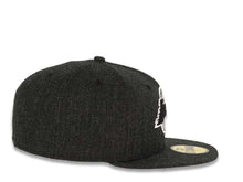 Load image into Gallery viewer, Los Angeles Lakers New Era NBA 9Fifty 950 Snapback Cap Hat Heather Black Crown/Visor Black/White Logo