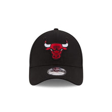 Load image into Gallery viewer, Chicago Bulls New Era NBA 9Forty 940 The League Adjustable Cap Hat Black Crown/Visor Team Color Logo