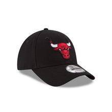 Load image into Gallery viewer, Chicago Bulls New Era NBA 9Forty 940 The League Adjustable Cap Hat Black Crown/Visor Team Color Logo