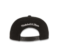 Load image into Gallery viewer, San Antonio Spurs Mitchell & Ness NBA Snapback Black Crown/Visor Deafult Logo with Flowers/Butterfly Gray UV (State Flower)