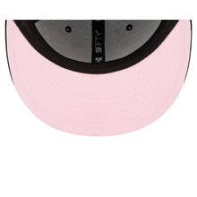 Load image into Gallery viewer, Chicago Bulls New Era NBA 9Fifty 950 Snapback Cap Hat Black Crown/Visor White/Pink Logo Pink UV (Team Drip)
