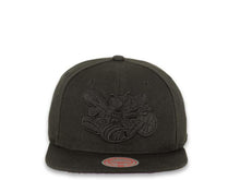 Load image into Gallery viewer, Mitchell & Ness Snapback Charlotte Hornets Blackout Pop Under Purple UV