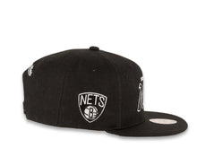 Load image into Gallery viewer, Mitchell & Ness Snapback Brooklyn Nets Black Crown Script Logo Sports Specialty Satin UV