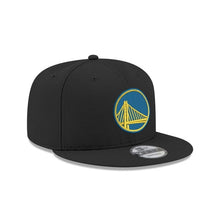 Load image into Gallery viewer, Golden State Warriors New Era NBA 9FIFTY 950 Snapback Cap Hat Black Crown/Visor Team Color Logo