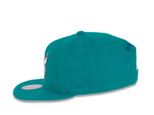 Load image into Gallery viewer, Charlotte Hornets Mitchell & Ness NBA Snapback Cap Hat Teal Crown/Visor Team Color Logo