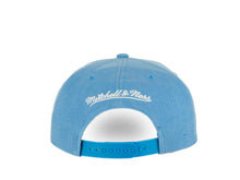 Load image into Gallery viewer, Houston Rockets Mitchell & Ness NBA Snapback Cap Hat Sky Blue Crown/Visor Team Color HWC Logo