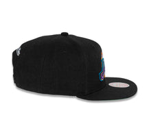Load image into Gallery viewer, Utah Jazz Mitchell & Ness NBA Snapback Cap Hat Black Crown/Visor Team Color HWC Logo