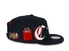 Load image into Gallery viewer, Chicago Bulls Mitchell & Ness NBA Snapback Cap Hat Black Crown/Visor Team Color Logo With Multiple Patches (My City)