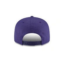 Load image into Gallery viewer, Charlotte Hornets New Era NBA 9FIFTY 950 Snapback Back Half Cap Hat Purple Crown/Visor Team Color Logo