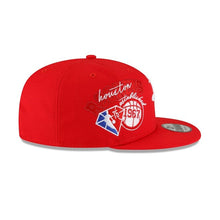 Load image into Gallery viewer, Houston Rockets New Era NBA 9FIFTY 950 Snapback Back Half Cap Hat Red Crown/Visor Team Color Logo