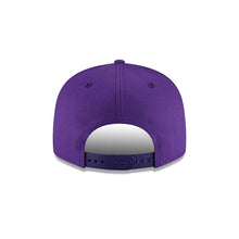 Load image into Gallery viewer, Los Angeles Lakers New Era NBA 9FIFTY 950 Snapback Back Half Cap Hat Purple Crown/Visor Team Color Logo