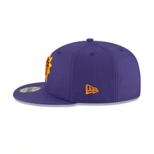 Load image into Gallery viewer, Phoenix Suns New Era NBA 9FIFTY 950 Snapback Back Half Cap Hat Purple Crown/Visor Team Color Logo