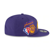 Load image into Gallery viewer, Phoenix Suns New Era NBA 9FIFTY 950 Snapback Back Half Cap Hat Purple Crown/Visor Team Color Logo