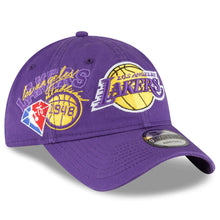 Load image into Gallery viewer, Los Angeles Lakers New Era NBA 9TWENTY 920 Adjustable Cap Hat Purple Crown/Visor Team Color Logo (Back Half)