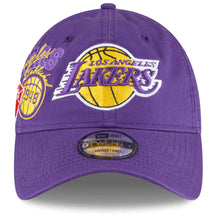 Load image into Gallery viewer, Los Angeles Lakers New Era NBA 9TWENTY 920 Adjustable Cap Hat Purple Crown/Visor Team Color Logo (Back Half)