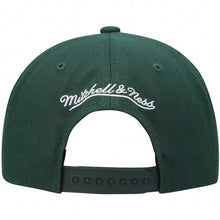 Load image into Gallery viewer, Seattle Supersonics Mitchell & Ness NBA Snapback Cap Hat Green Crown/Visor Team Color Logo Green UV