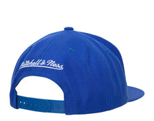 Load image into Gallery viewer, New York Knicks Mitchell & Ness NBA Snapback Cap Hat Royal Blue Crown/Visor Team Color Logo Dark Gray UV
