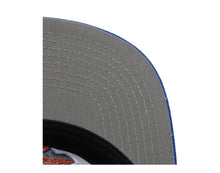Load image into Gallery viewer, New York Knicks Mitchell & Ness NBA Snapback Cap Hat Royal Blue Crown/Visor Team Color Logo Dark Gray UV