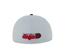 Load image into Gallery viewer, Orlando Magic New Era NBA 59FIFTY 5950 Fitted Cap Hat Gray Crown Red Visor Red/Black/White Logo