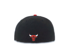 Load image into Gallery viewer, Chicago Bulls New Era NBA 59FIFTY 5950 Fitted Cap Hat Black Crown Red Visor Team Color Wolverine Logo (Marvel Hero)