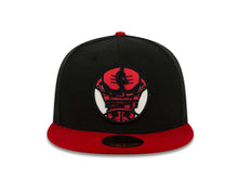 Load image into Gallery viewer, Chicago Bulls New Era 59FIFTY 5950 NBA Fitted Cap Hat Black Crown Red Visor Team Color Logo (Innerlocked)