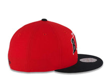 Load image into Gallery viewer, Chicago Bulls New Era NBA 59FIFTY 5950 Fitted Cap Hat Red Crown Black Visor Team Color Arch Text Logo