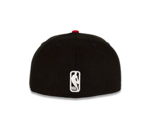 Load image into Gallery viewer, Los Angeles Lakers New Era NBA 59FIFTY 5950 Fitted Cap Hat Black Crown Red Visor White/Red Logo