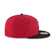 Load image into Gallery viewer, Miami Heat New Era NBA 9FIFTY 950 Snapback Cap Hat Red Crown Black Visor Team Color Logo
