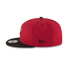 Load image into Gallery viewer, Miami Heat New Era NBA 9FIFTY 950 Snapback Cap Hat Red Crown Black Visor Team Color Logo