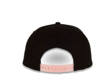 Load image into Gallery viewer, Los Angeles Lakers New Era NBA 9FIFTY 950 Snapback Cap Hat Black Crown Pink Visor Black/Pink Logo