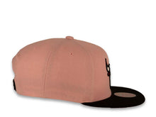 Load image into Gallery viewer, Mitchell & Ness Snapback Chicago Bulls Light Pink Crown Black Visor Pink UV Easter