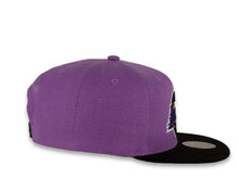 Load image into Gallery viewer, Mitchell & Ness Snapback Los Angeles Lakers Light Purple Crown Black Visor Pink UV Easter