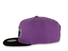 Load image into Gallery viewer, Mitchell & Ness Snapback Los Angeles Lakers Light Purple Crown Black Visor Pink UV Easter