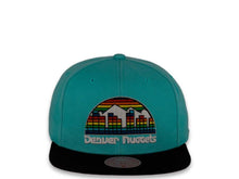 Load image into Gallery viewer, Mitchell & Ness Snapback Denver Nuggets HWC Blue Crown Black Visor Pink UV Easter
