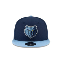 Load image into Gallery viewer, Memphis Grizzlies New Era NBA 9FIFTY 950 Snapback Cap Hat Navy Crown Sky Blue Visor Team Color Logo