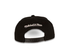 Load image into Gallery viewer, Los Angeles Lakers Mitchell & Ness NBA Glow Team Snapback Cap Hat Black Crown Purple Visor Team Color Logo 2002 Finals Side Patch