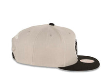 Load image into Gallery viewer, Brooklyn Nets Mitchell & Ness NBA Snapback Cap Hat Gray Crown Black Visor Team Color Logo