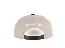 Load image into Gallery viewer, Brooklyn Nets Mitchell & Ness NBA Snapback Cap Hat Gray Crown Black Visor Team Color Logo