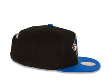 Load image into Gallery viewer, Philadelphia 76ers Mitchell & Ness NBA Snapback Cap Hat Black Crown Royal Blue Visor Team Color Ben Logo