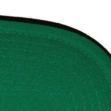 Load image into Gallery viewer, Detroit Pistons Mitchell & Ness NBA Snapback Cap Hat Teal Crown Black Visor Team Color Logo (2-Tone 2.0)